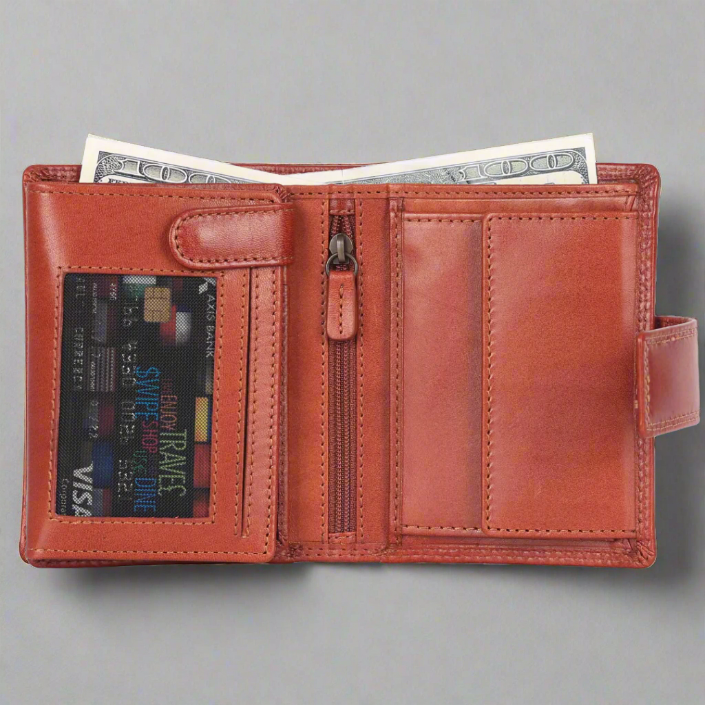 MET Men's Fashion Leather Wallet - Velora Luxury Fashion