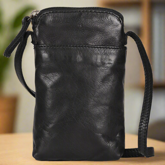 MET Small Crossbody Bag With Front Pocket Boutique of Leathers/Open Road