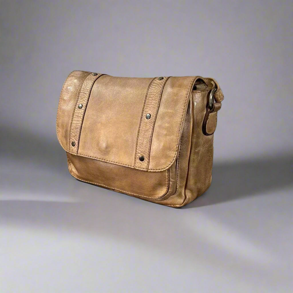 MET Studded Leather Crossbody Bag Boutique of Leathers/Open Road