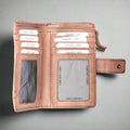 MET Women's Leather Credit Card Wallet - Velora Luxury Fashion