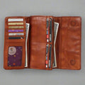 MET Women's Magnet Closure Trifold Leather Wallet - Velora Luxury Fashion