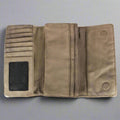 MET Women's Magnet Closure Trifold Leather Wallet - Velora Luxury Fashion