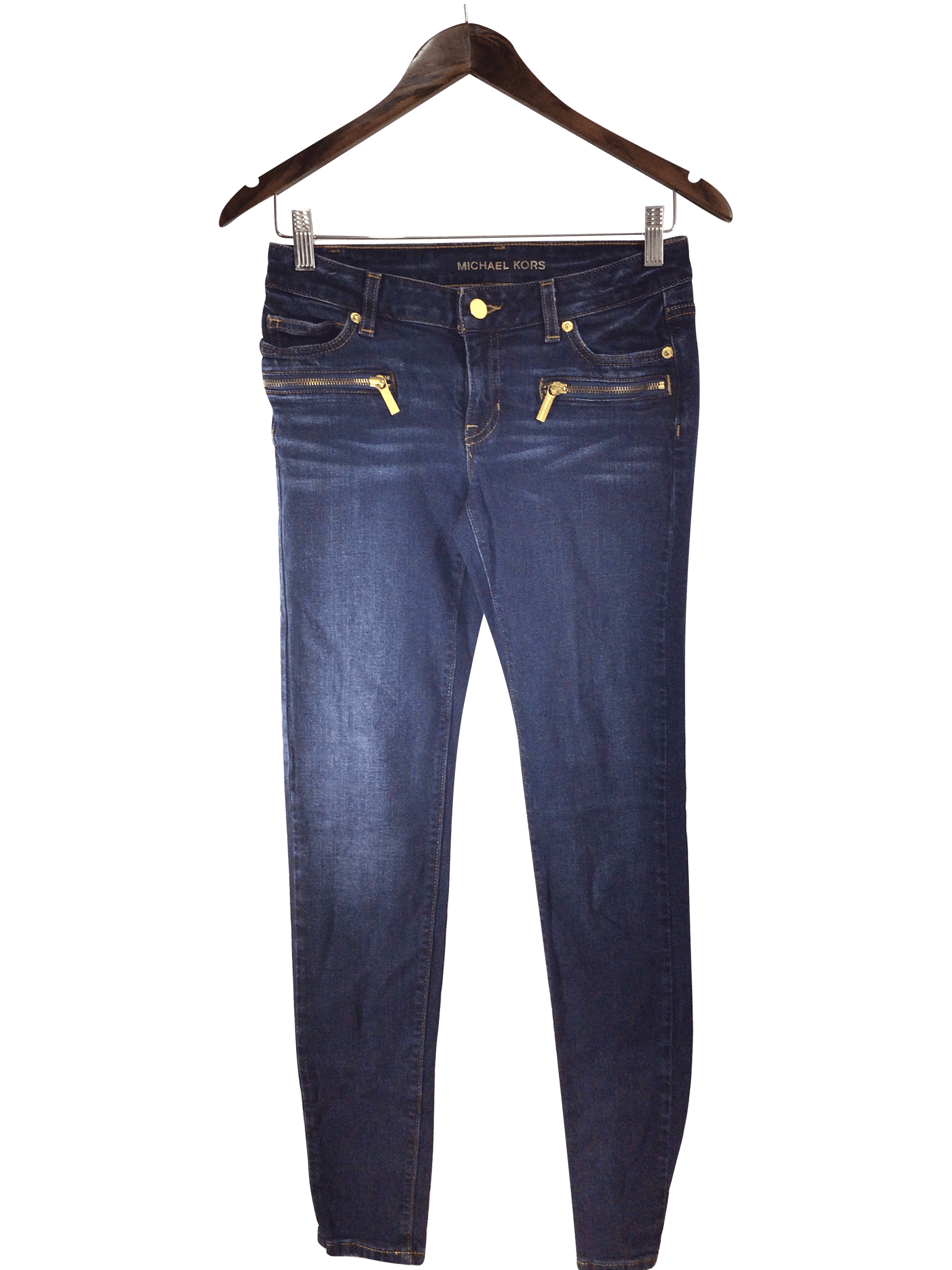 MICHAEL KORS Women Straight-Legged Jeans Regular fit in Blue - 2 - Velora Luxury Fashion