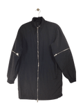 MOSCHINO Coat Regular fit in Black - 4 - Velora Luxury Fashion