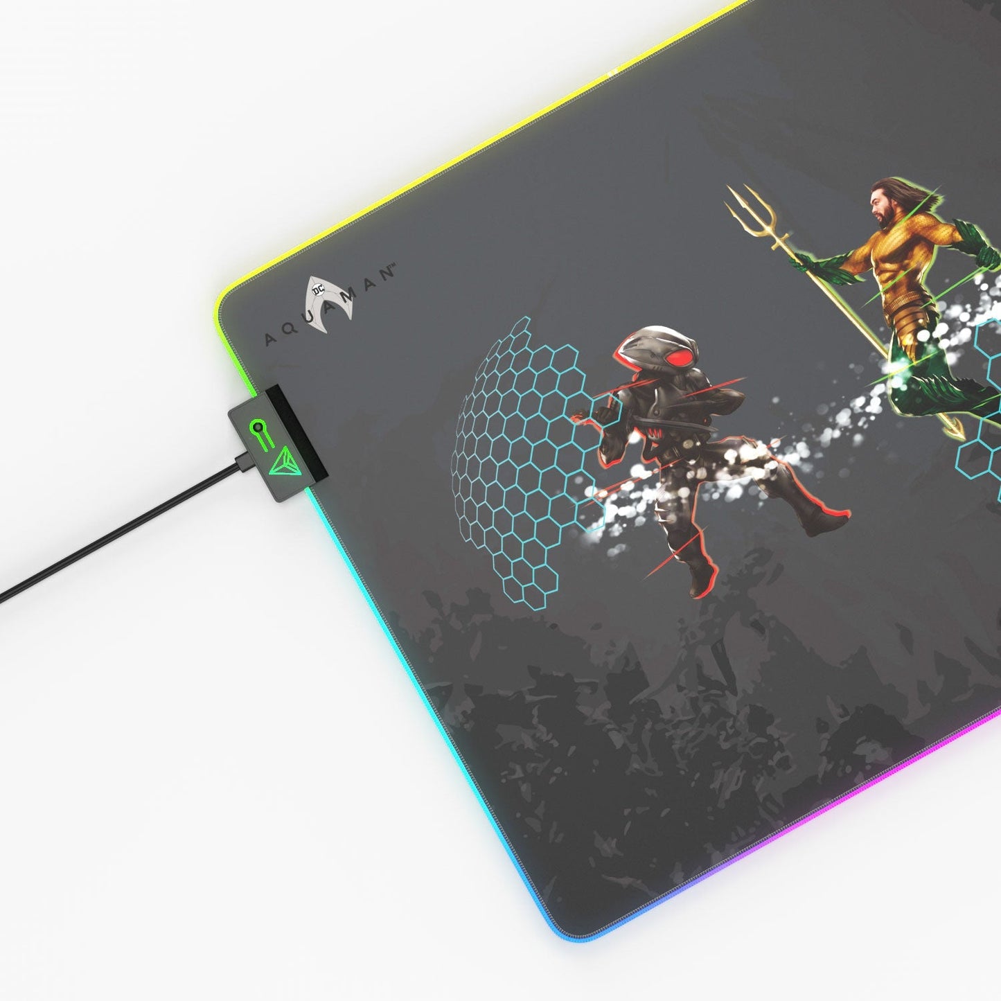 Aquaman Vs. Black Manta Gaming Mouse Pad - Velora