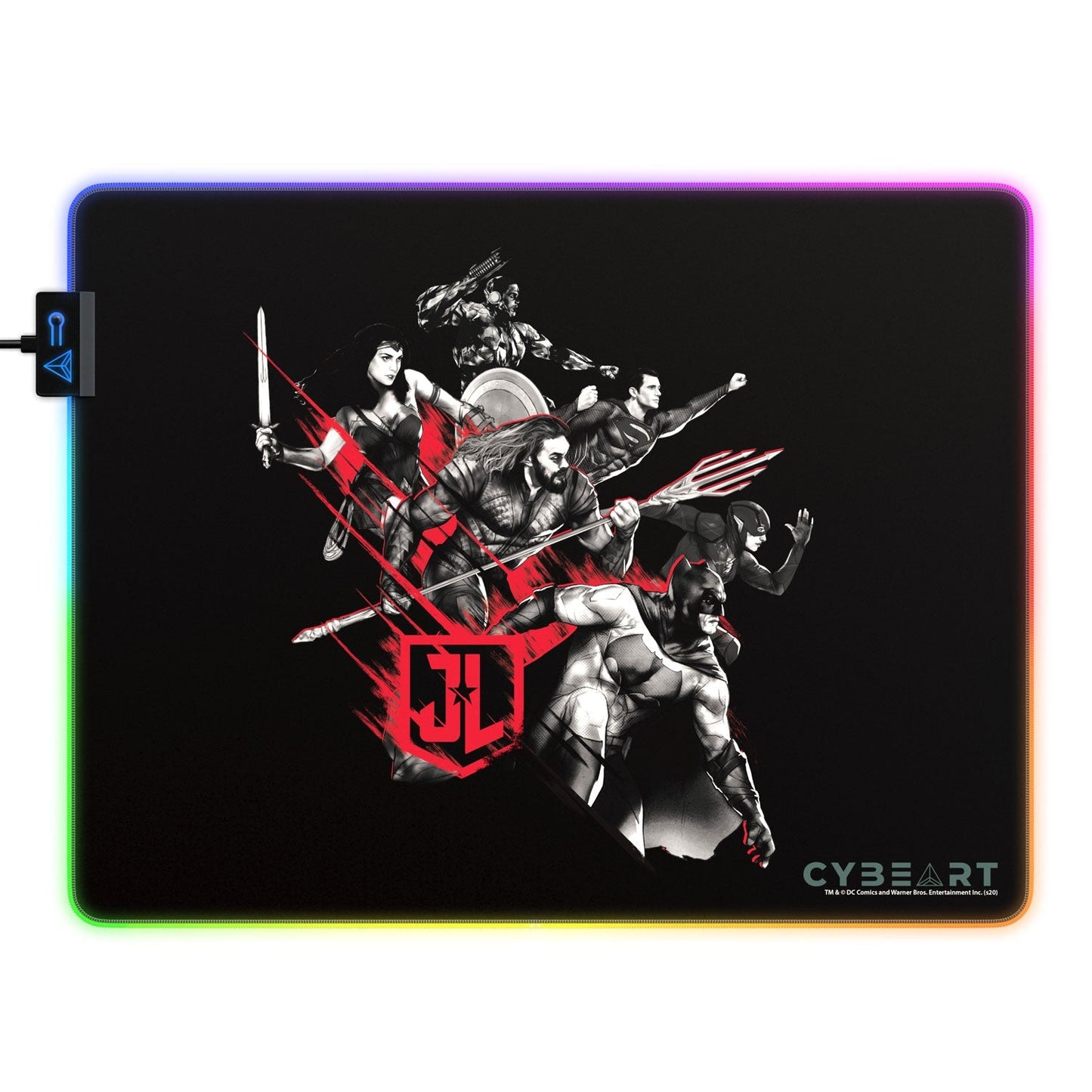 Justice League - Ready For Fight Gaming Mouse Pad - Velora