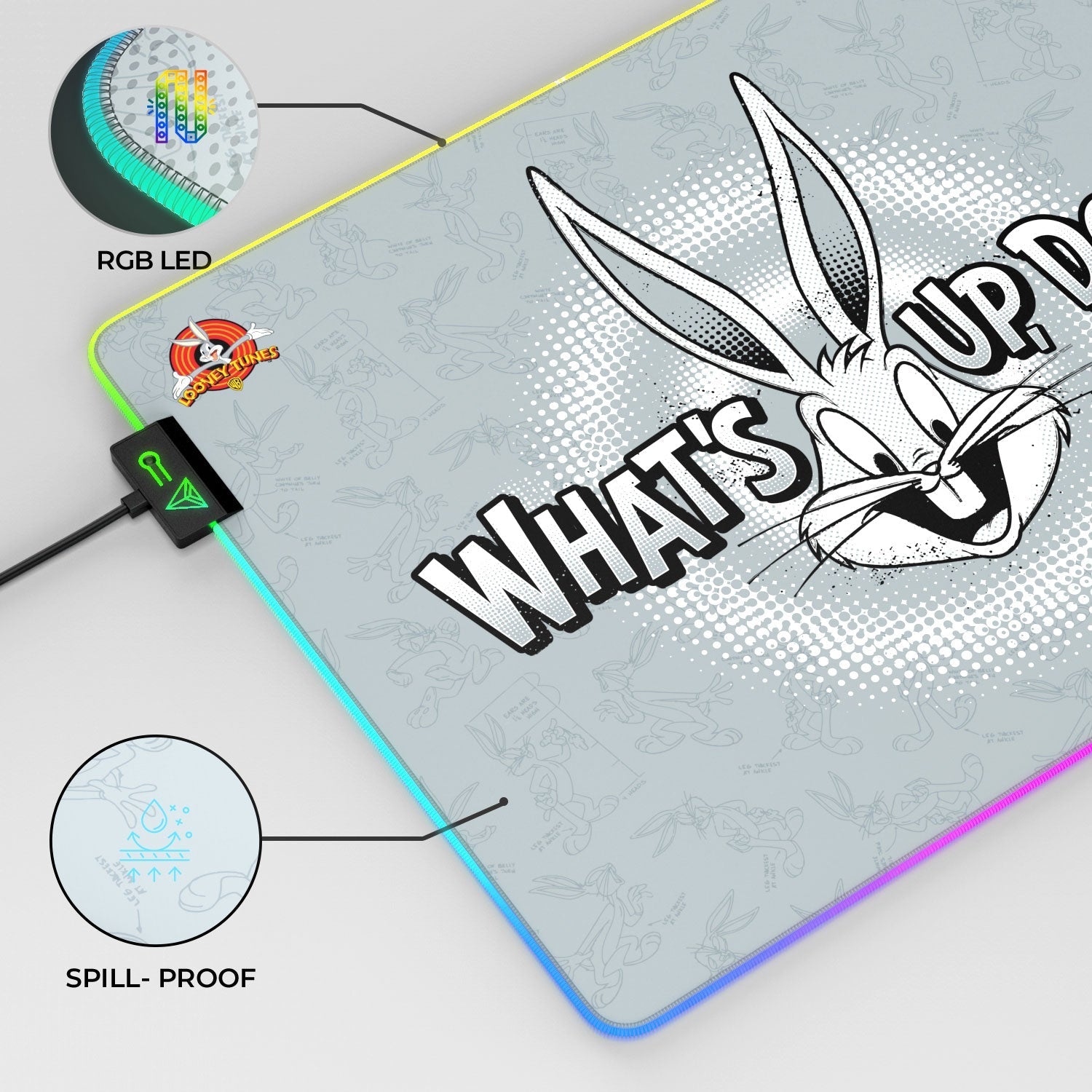 Bugs Bunny Gaming Mouse Pad - Velora