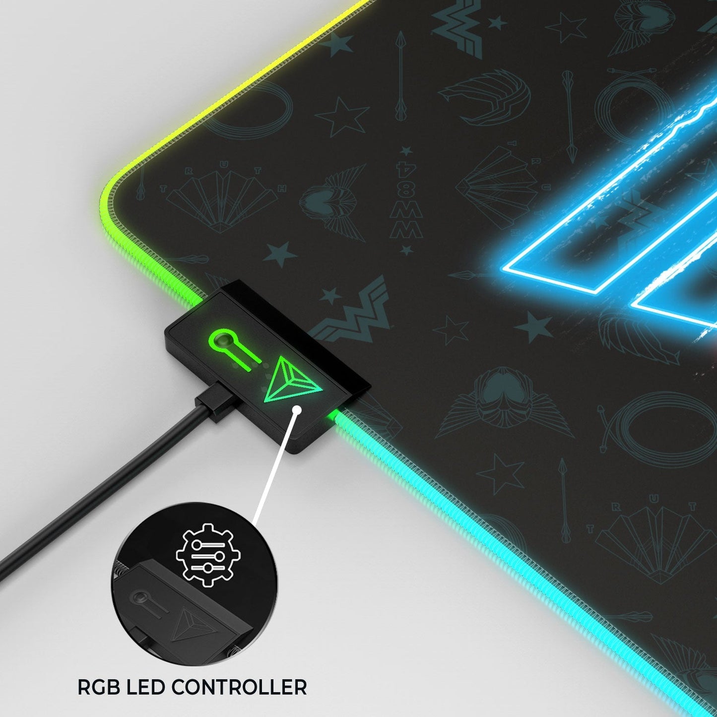 Wonder Woman - Electrified Gaming Mouse Pad - Velora