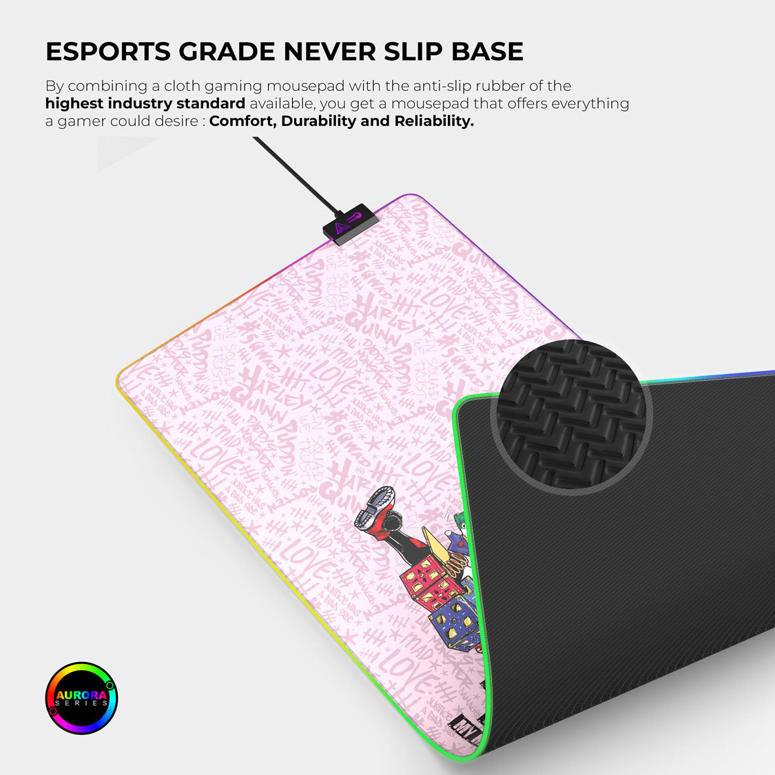 Harley Quinn Gaming Mouse Pad - Velora