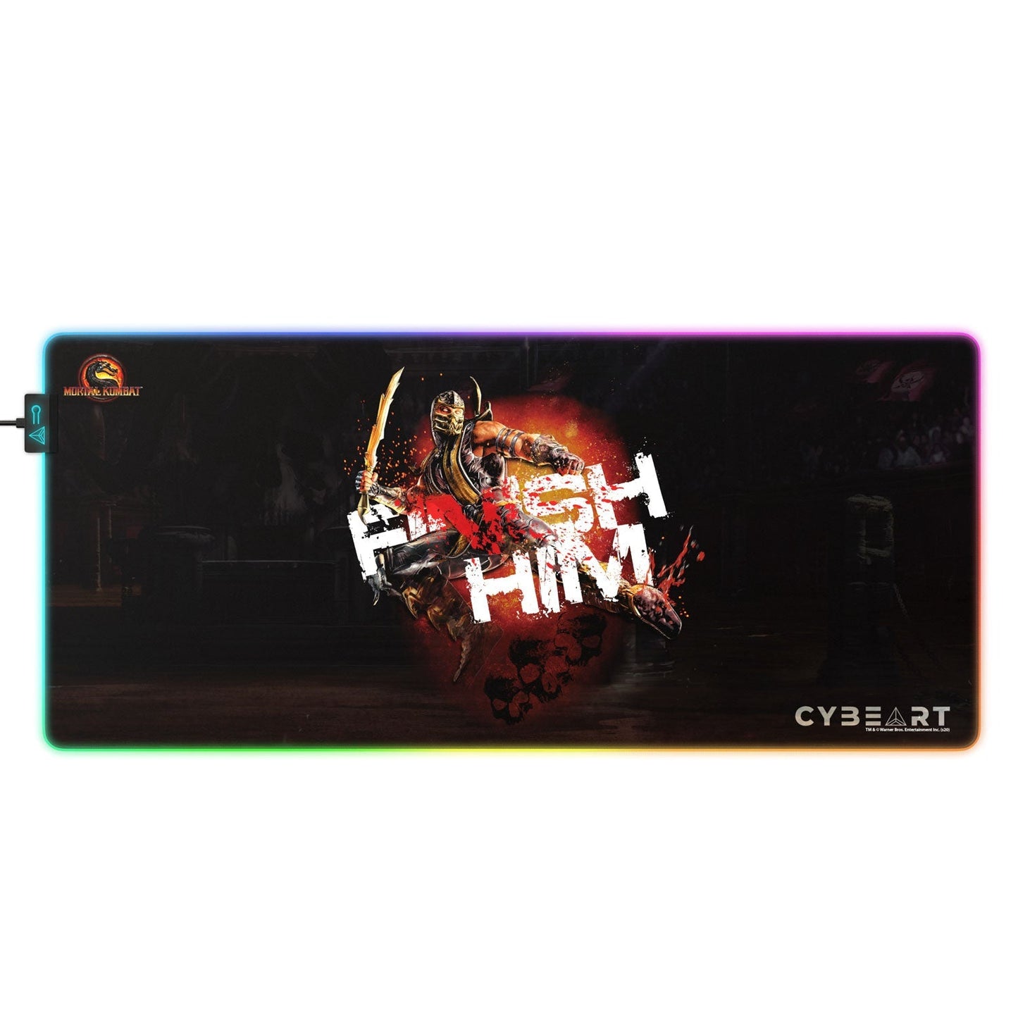 Mortal Kombat - FINISH HIM Gaming Mouse Pad - Velora