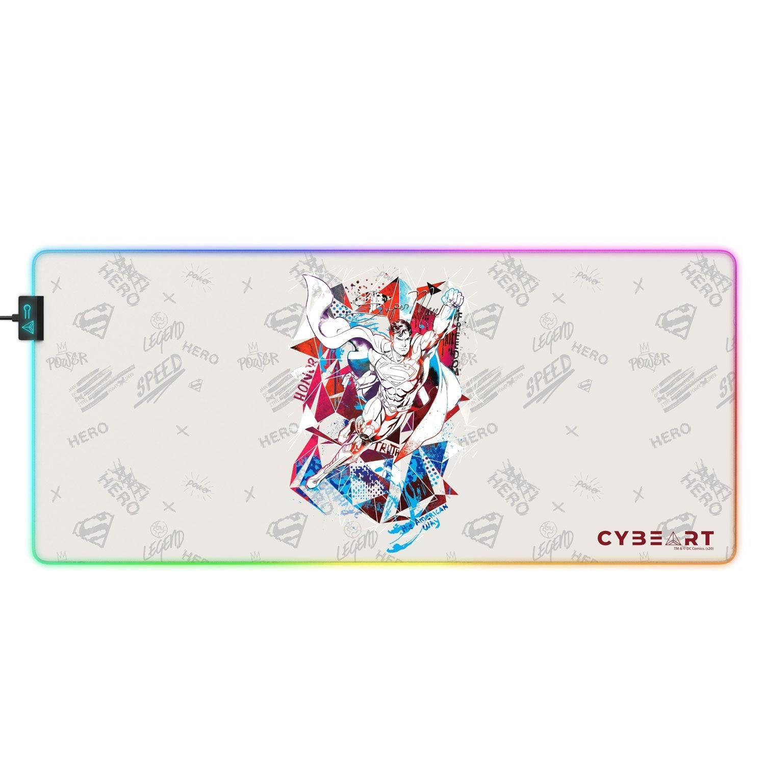 Superman - Truth Honor Courage Gaming Mouse Pad - Velora