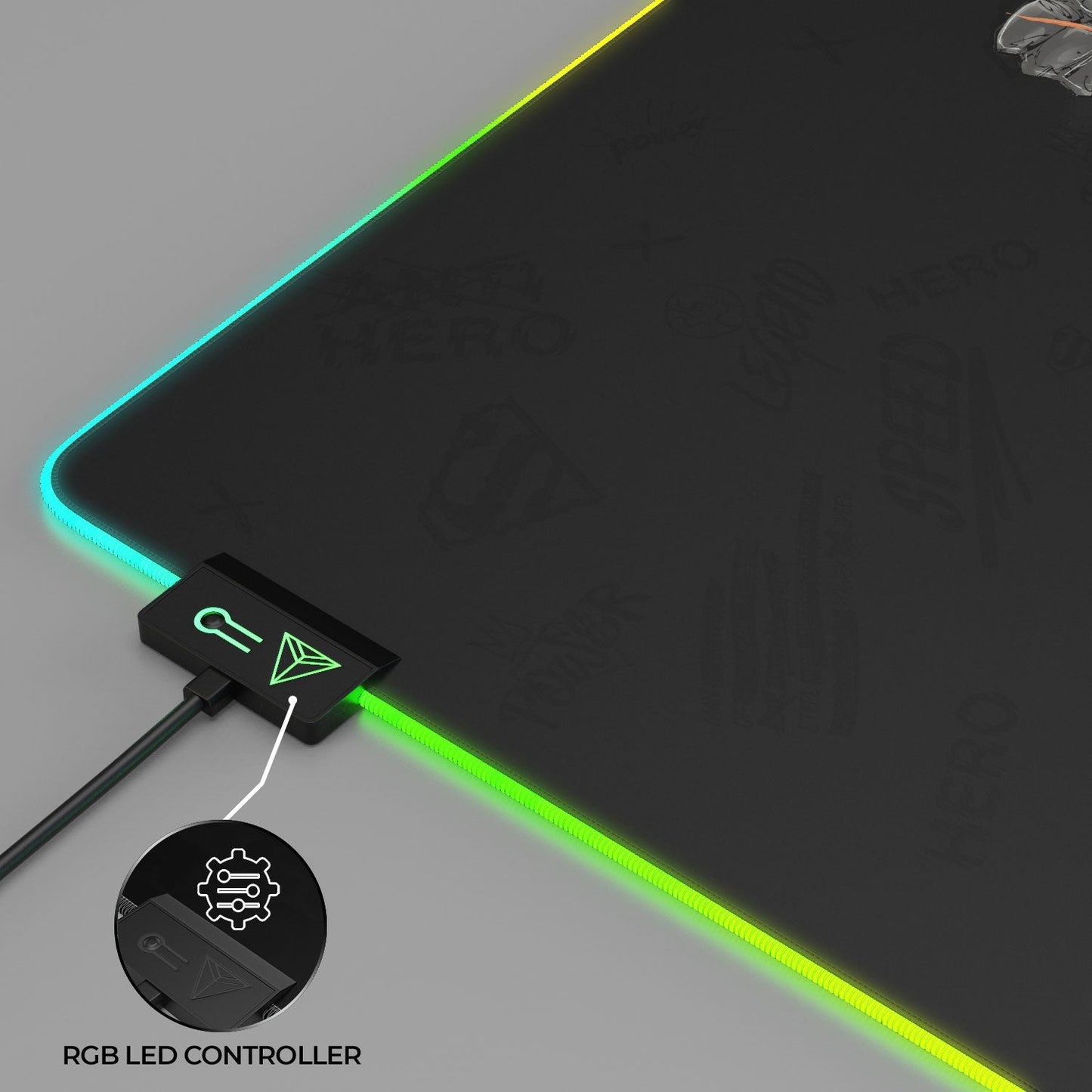 Superman Shield Emblem Gaming Mouse Pad - Velora