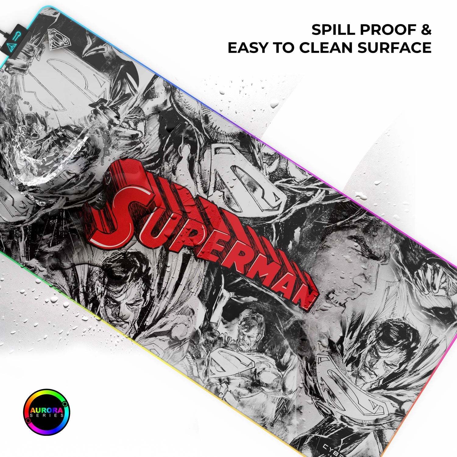 Superman Jim Lee Edition Gaming Mouse Pad - Velora