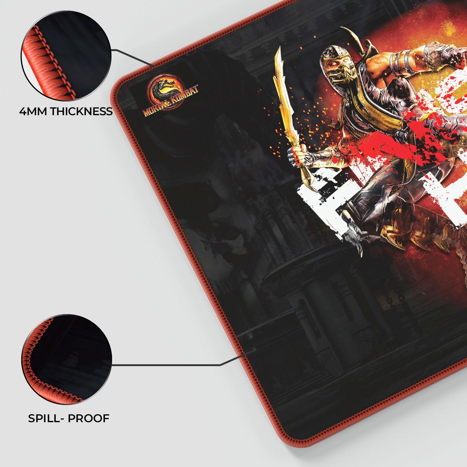 Mortal Kombat - FINISH HIM Gaming Mouse Pad - Velora