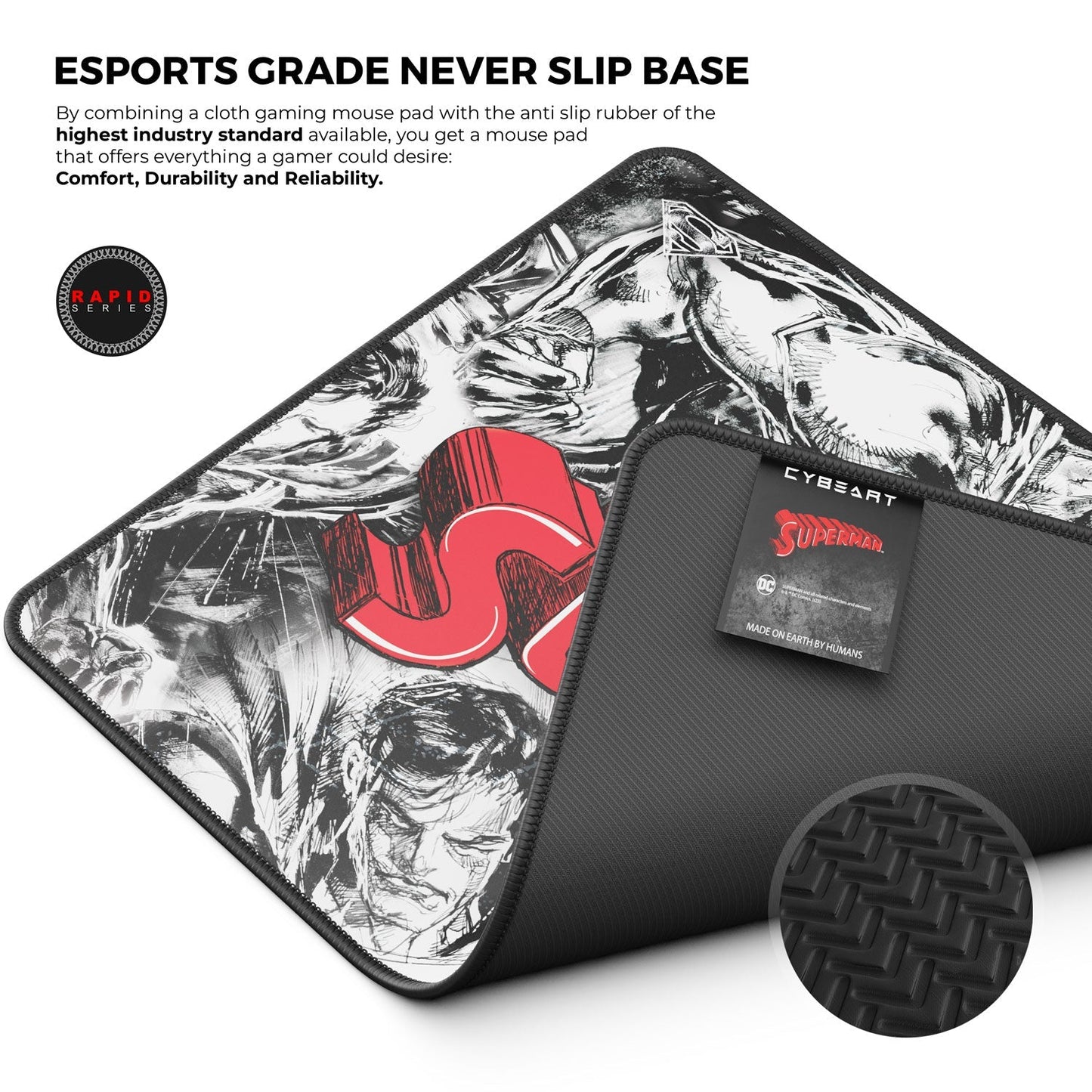 Superman Jim Lee Edition Gaming Mouse Pad - Velora