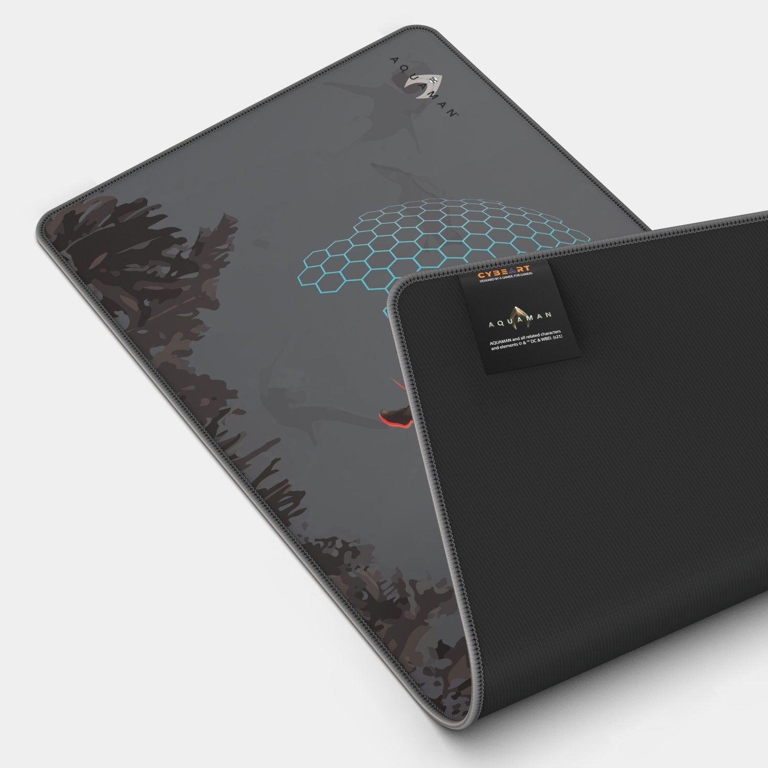 Aquaman Vs. Black Manta Gaming Mouse Pad - Velora