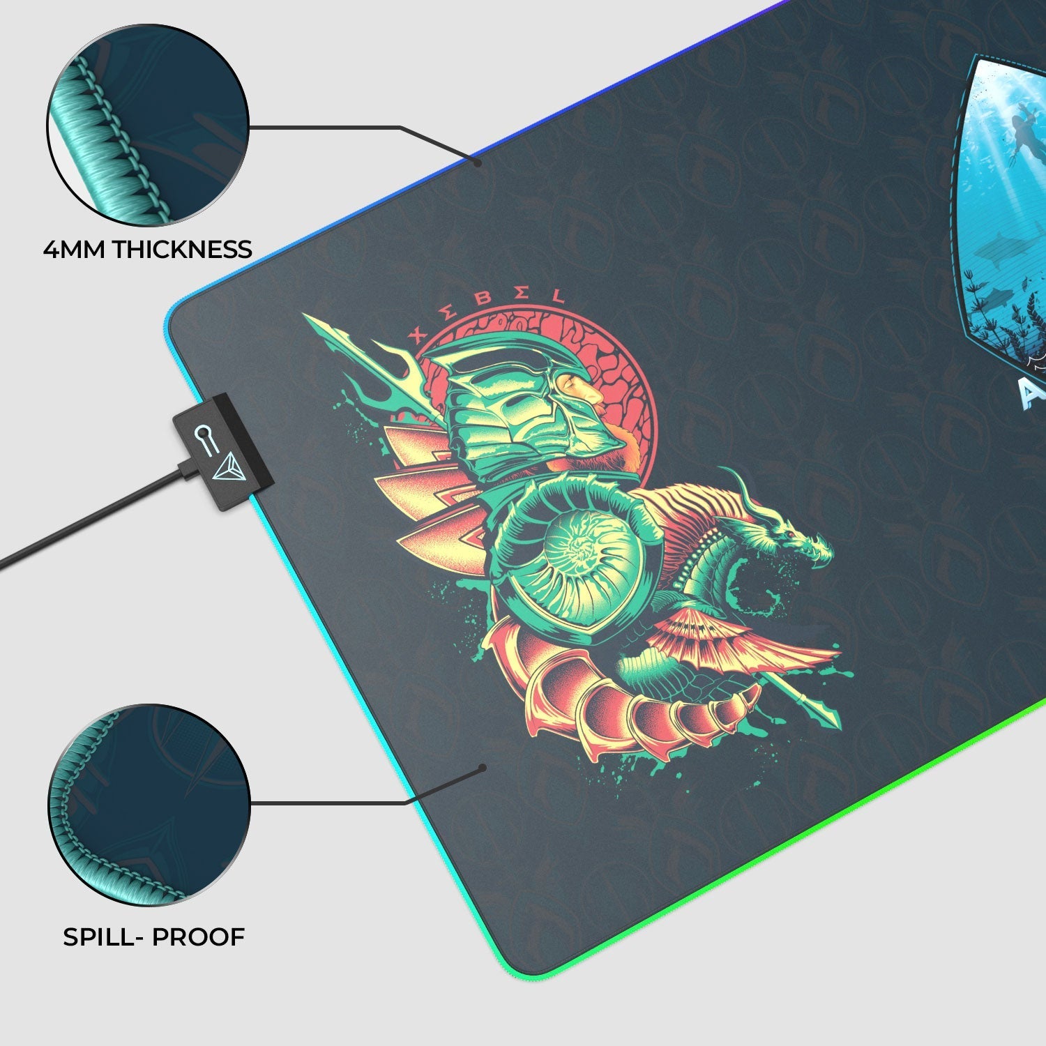 Aquaman - XEBEL Kingdom Gaming Mouse Pad - Velora