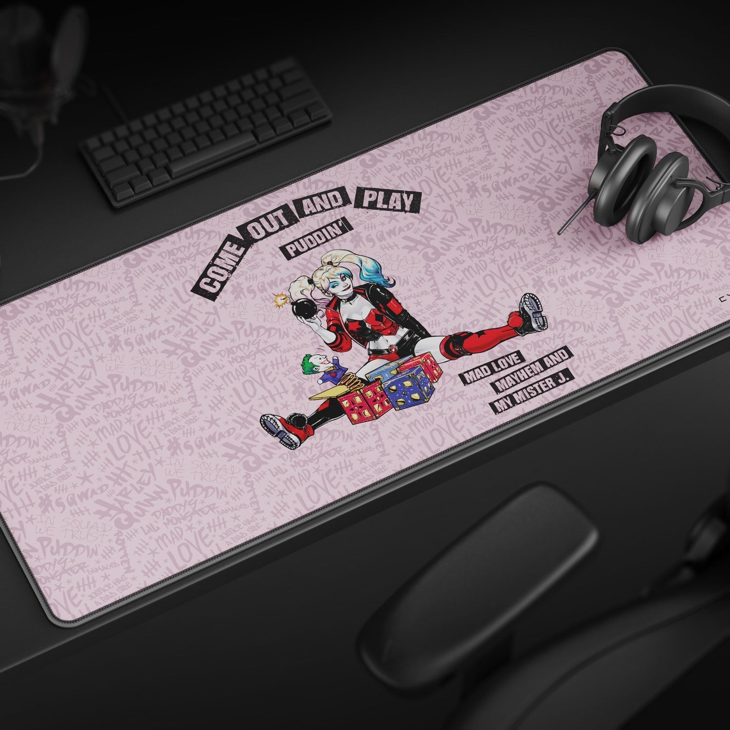 Harley Quinn Gaming Mouse Pad - Velora