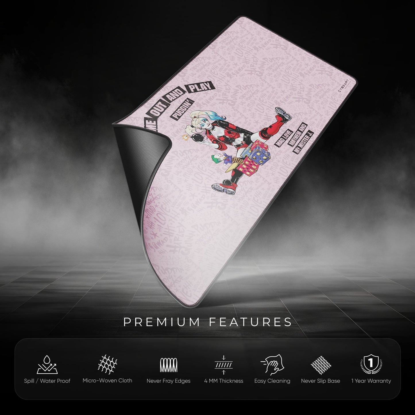 Harley Quinn Gaming Mouse Pad - Velora