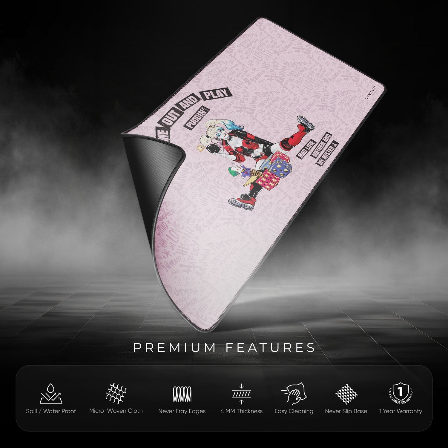 Harley Quinn Gaming Mouse Pad - Velora