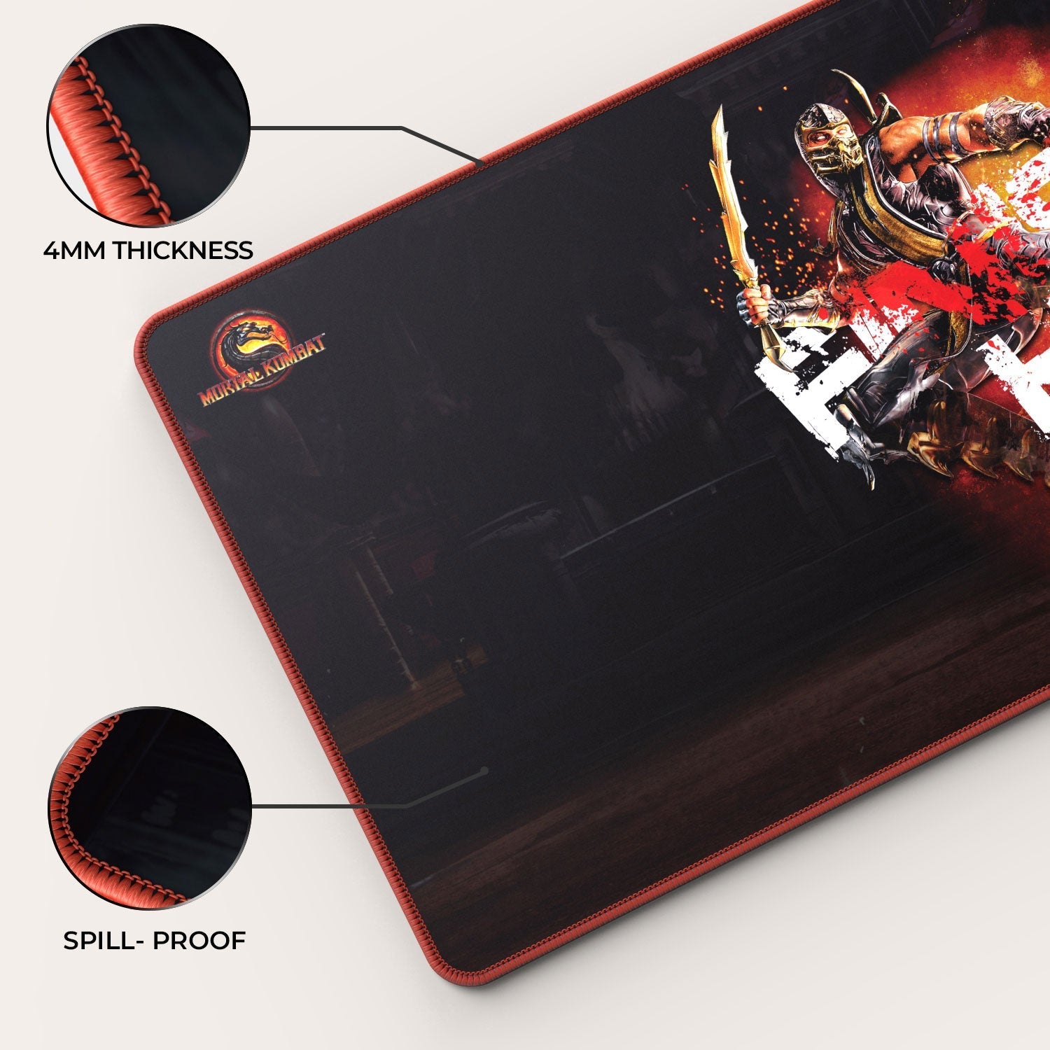 Mortal Kombat - FINISH HIM Gaming Mouse Pad - Velora