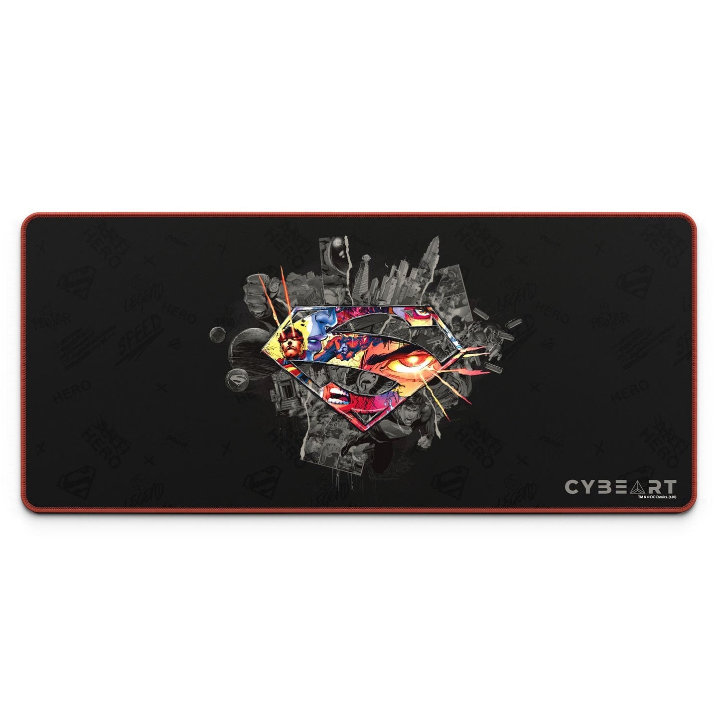 Superman Shield Emblem Gaming Mouse Pad - Velora