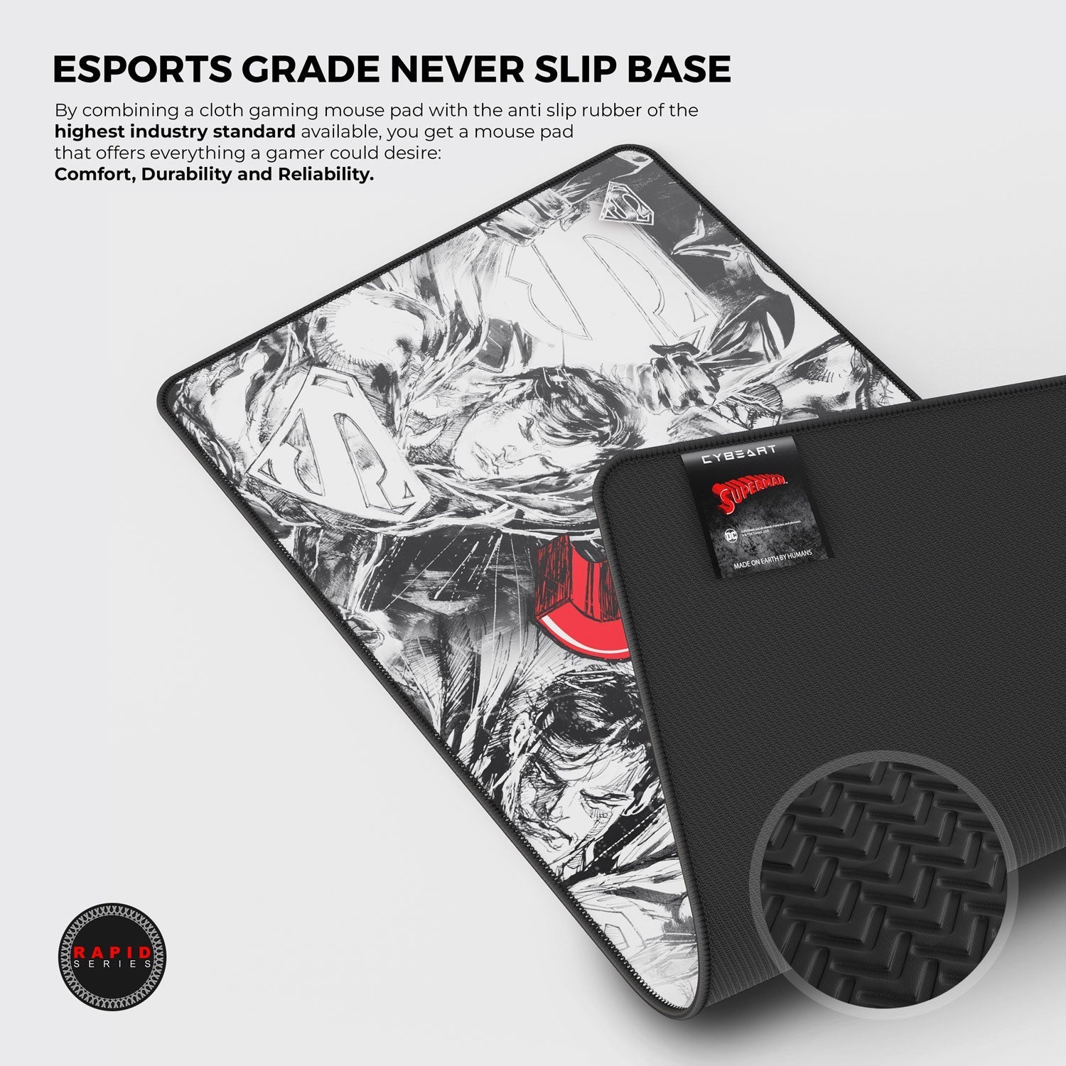 Superman Jim Lee Edition Gaming Mouse Pad - Velora