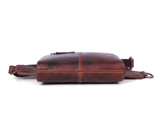 Manhattan - Leather Crossbody Fanny Bag - Velora Luxury Fashion