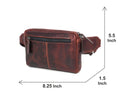 Manhattan - Leather Crossbody Fanny Bag - Velora Luxury Fashion