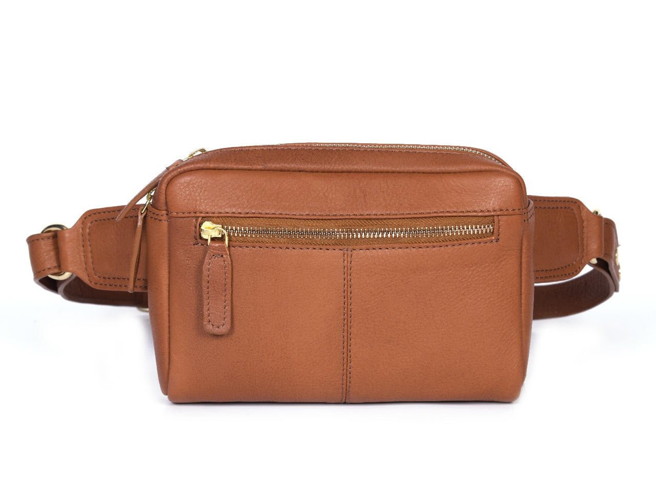 Manhattan - Leather Crossbody Fanny Bag - Velora Luxury Fashion