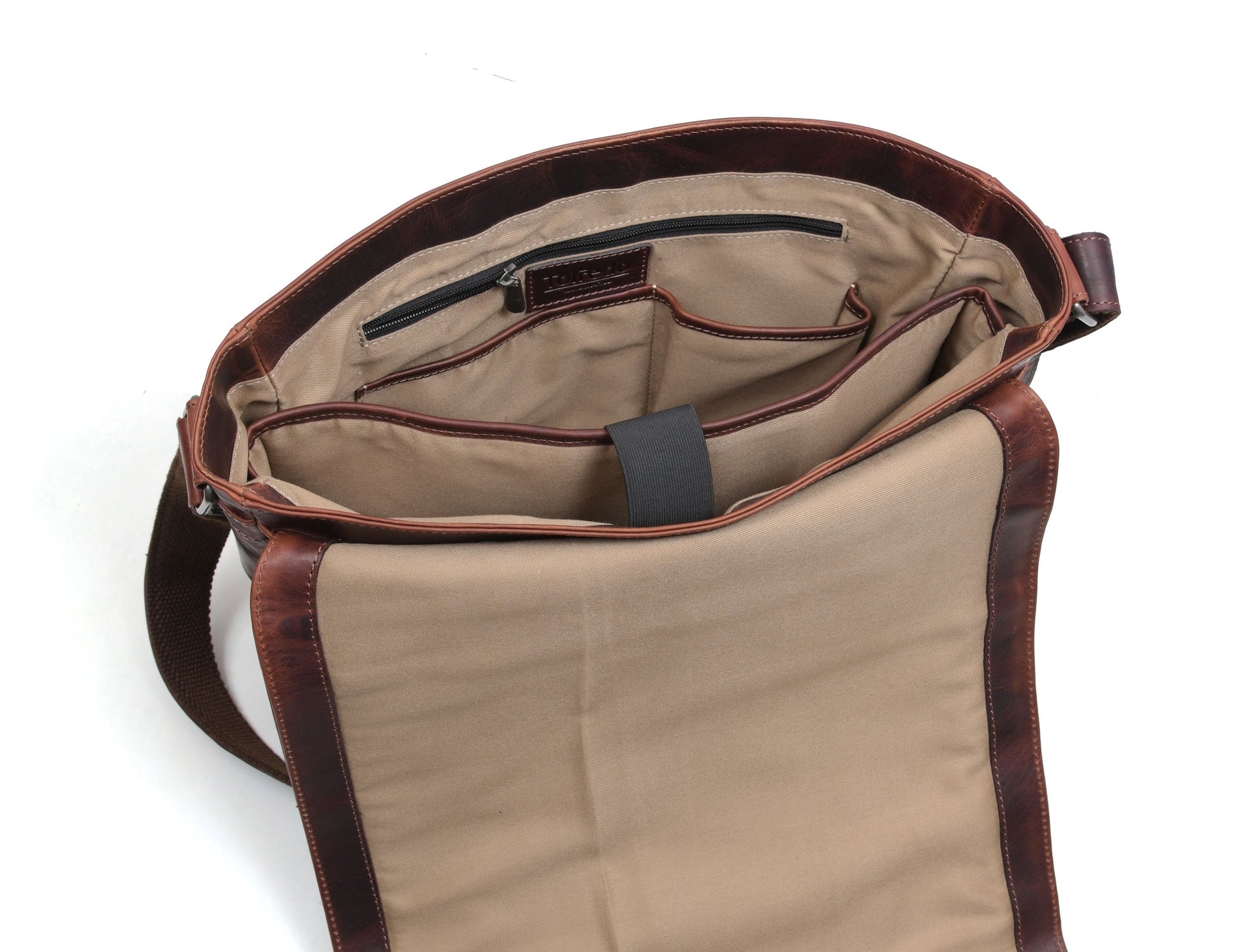 Manhattan - Leather Messenger bag - Velora Luxury Fashion