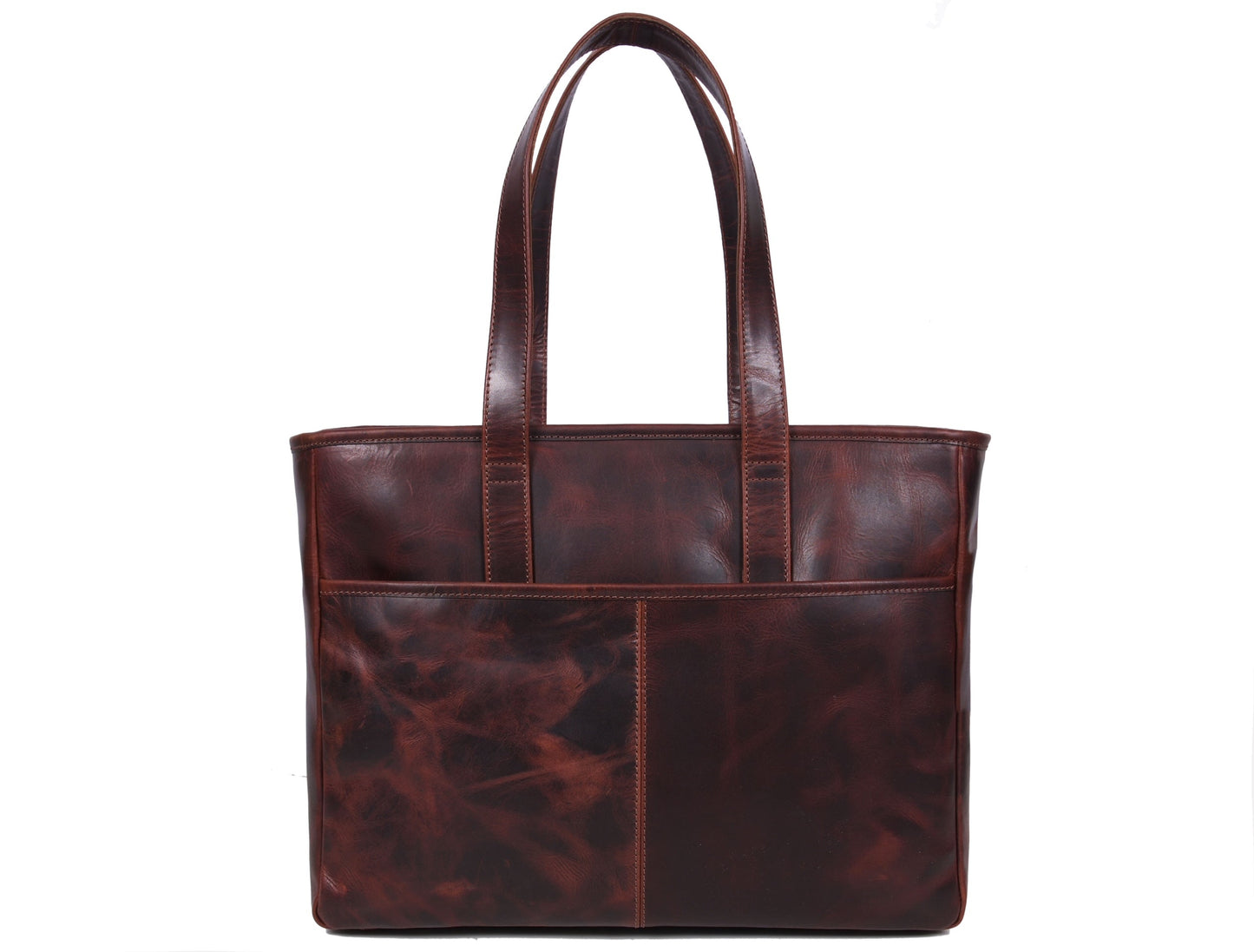 Manhattan - Leather Tote - Velora Luxury Fashion