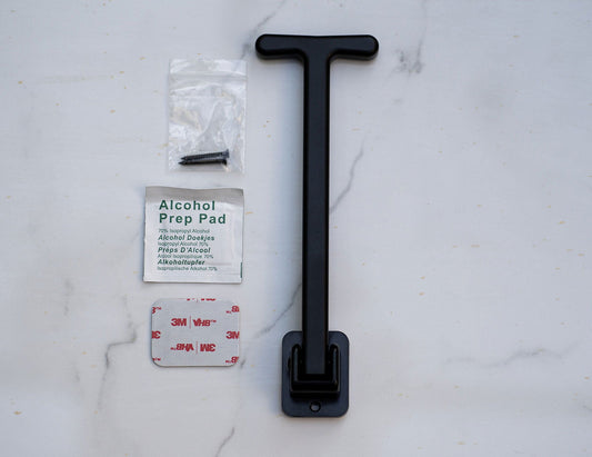 Manual Door Closer, Accessible, Interior or Exterior, Swivels Black ABS Plastic - Velora Luxury Fashion