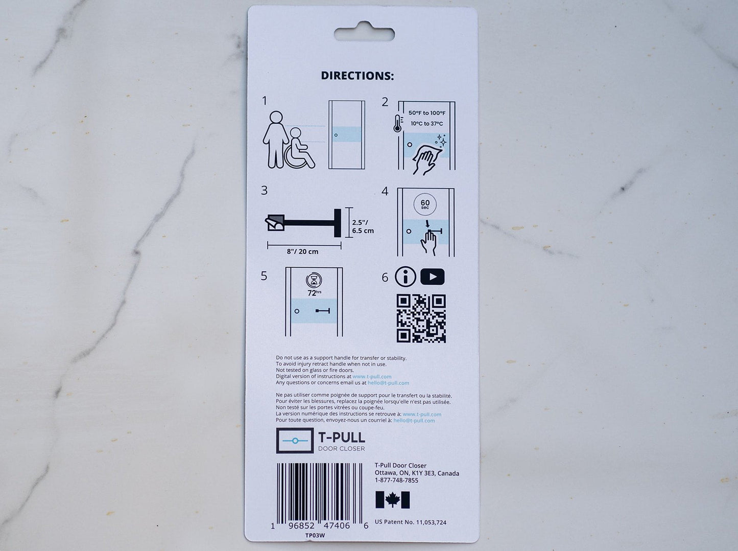 Manual Door Closer, Accessible, Interior or Exterior, Swivels White ABS Plastic - Velora Luxury Fashion