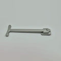 Manual Door Closer, Retractable, Accessible, Interior or Exterior, Swivels Silver Aluminum - Velora Luxury Fashion