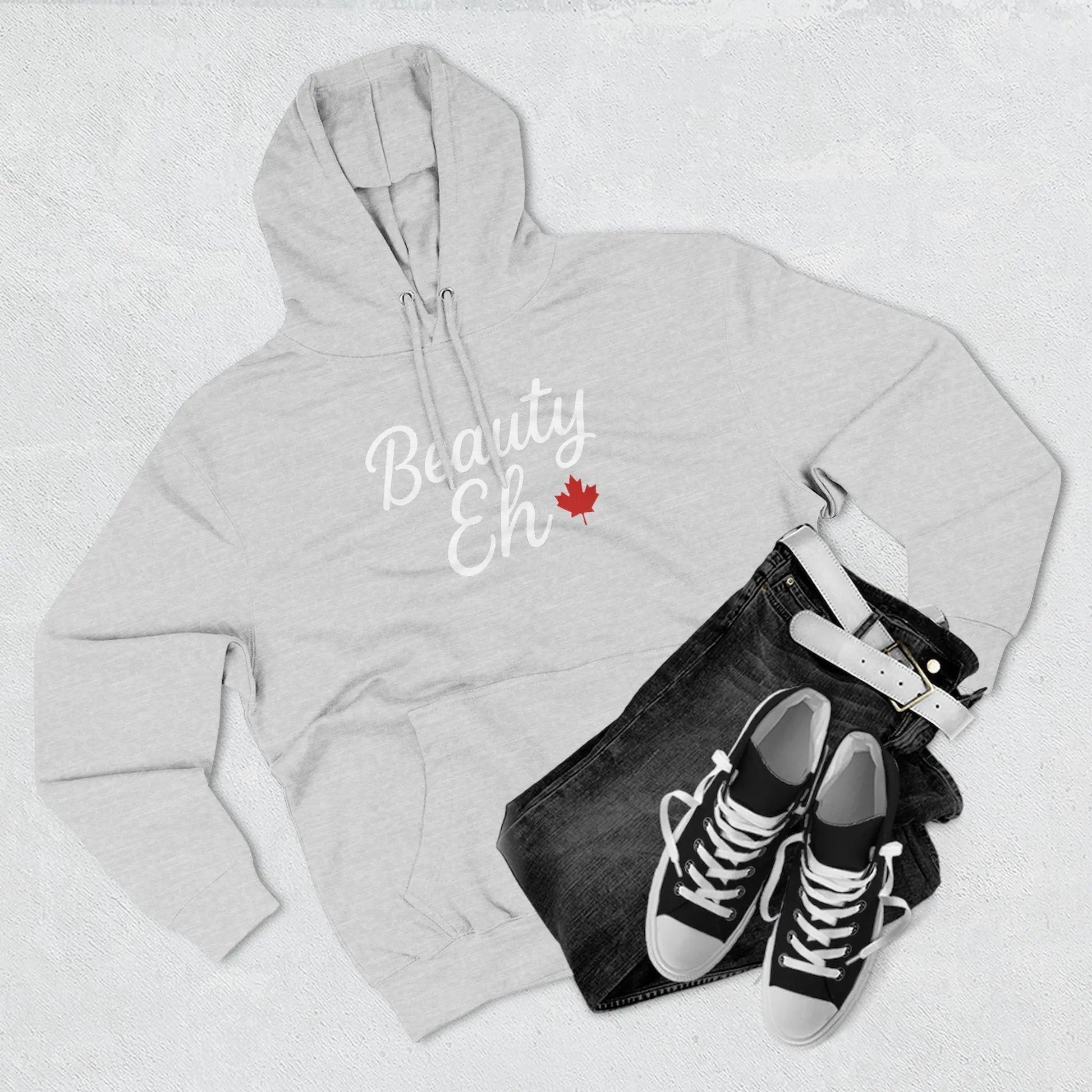 Maple Stick Fleece Hoodie – Canadian Beauty Eh Pullover - Velora Luxury Fashion