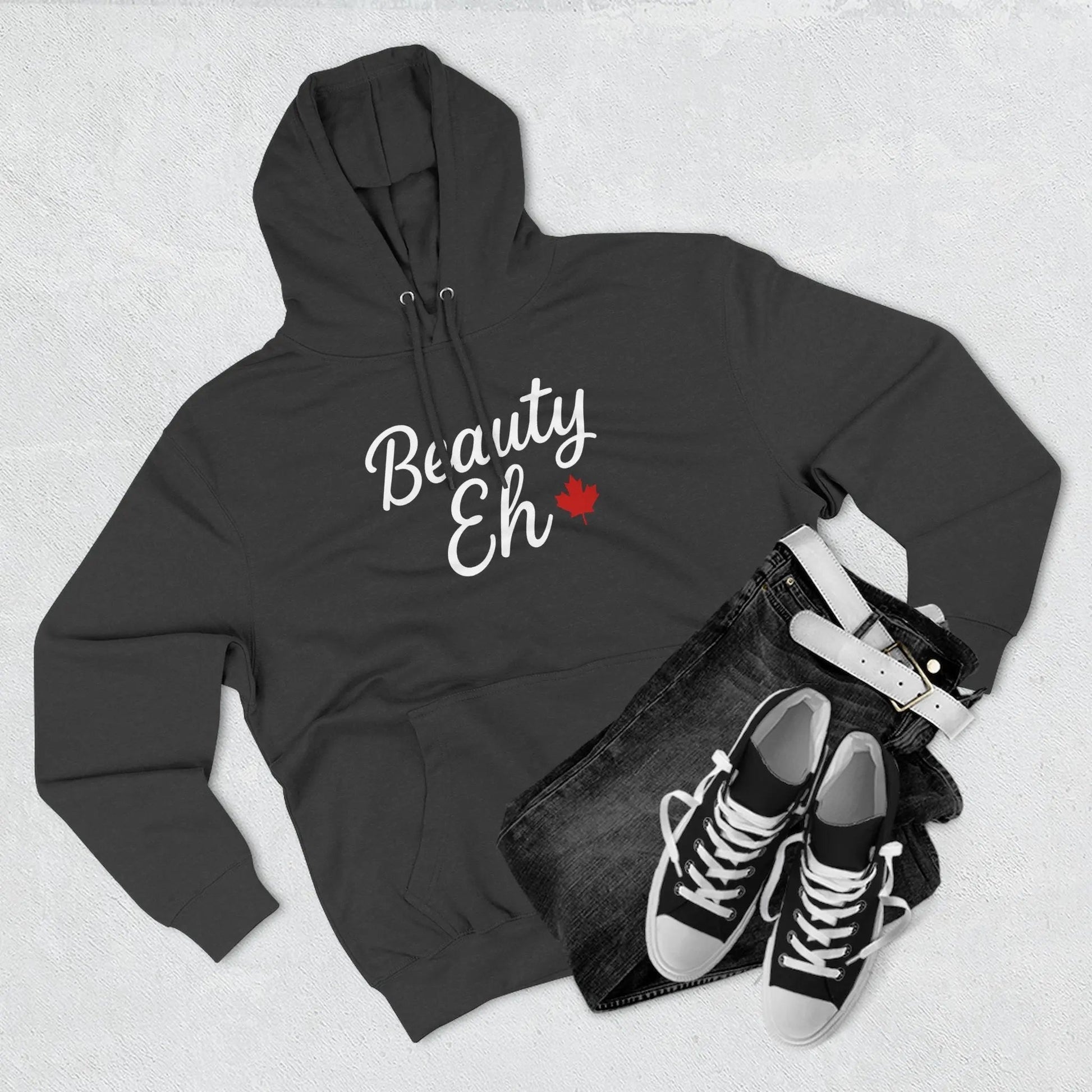Maple Stick Fleece Hoodie – Canadian Beauty Eh Pullover - Velora Luxury Fashion