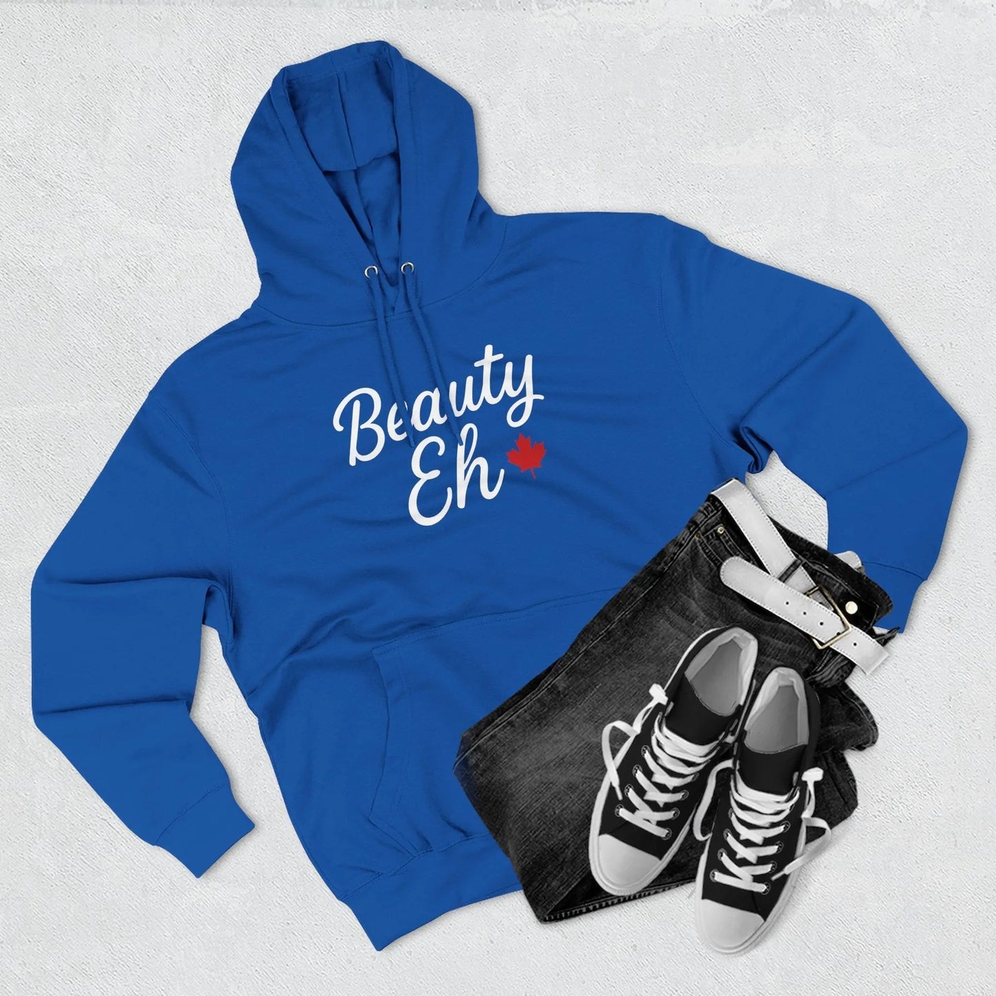Maple Stick Fleece Hoodie – Canadian Beauty Eh Pullover - Velora Luxury Fashion