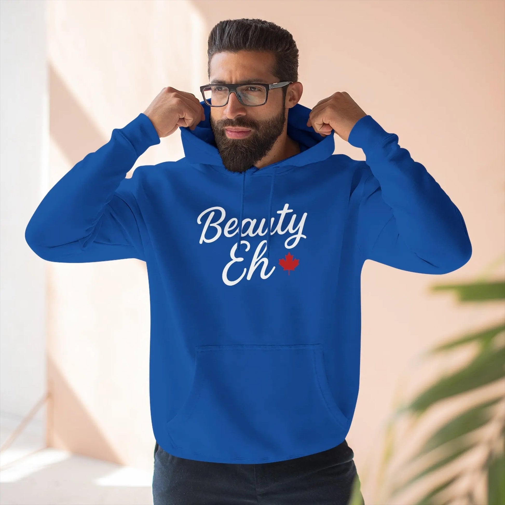 Maple Stick Fleece Hoodie – Canadian Beauty Eh Pullover - Velora Luxury Fashion