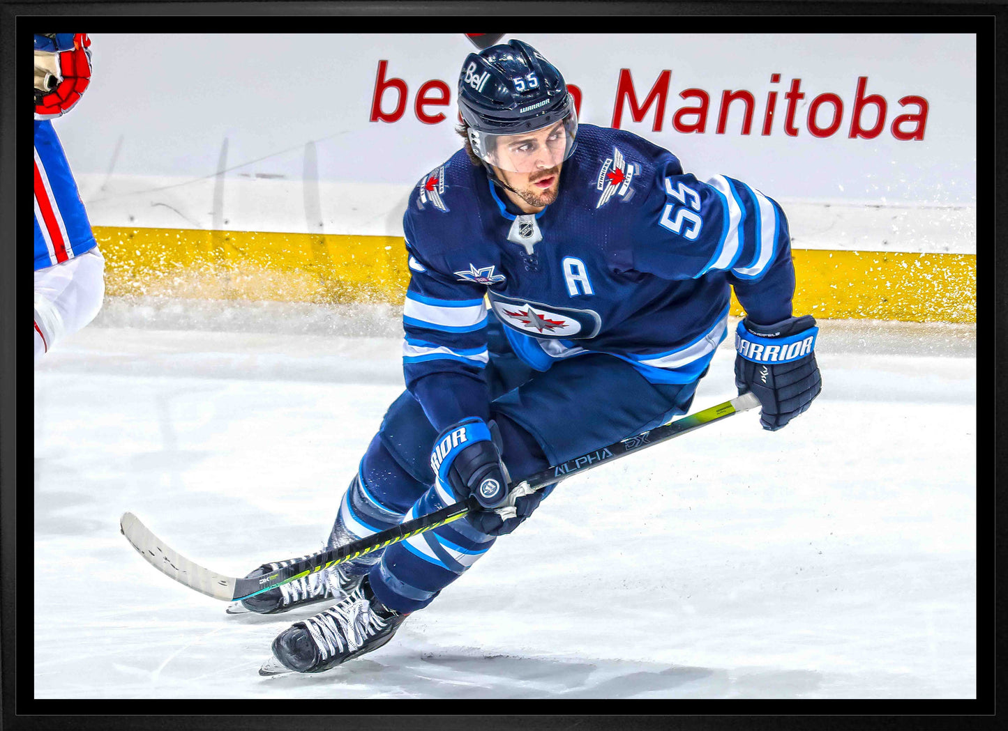 Mark Scheifele Winnipeg Jets Framed 20x29 Skating Canvas - Velora Luxury Fashion