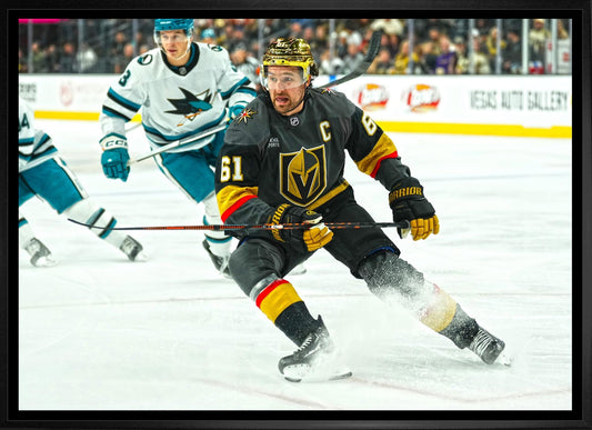 Mark Stone 20x29 Framed Canvas Vegas Golden Knights - Velora Luxury Fashion