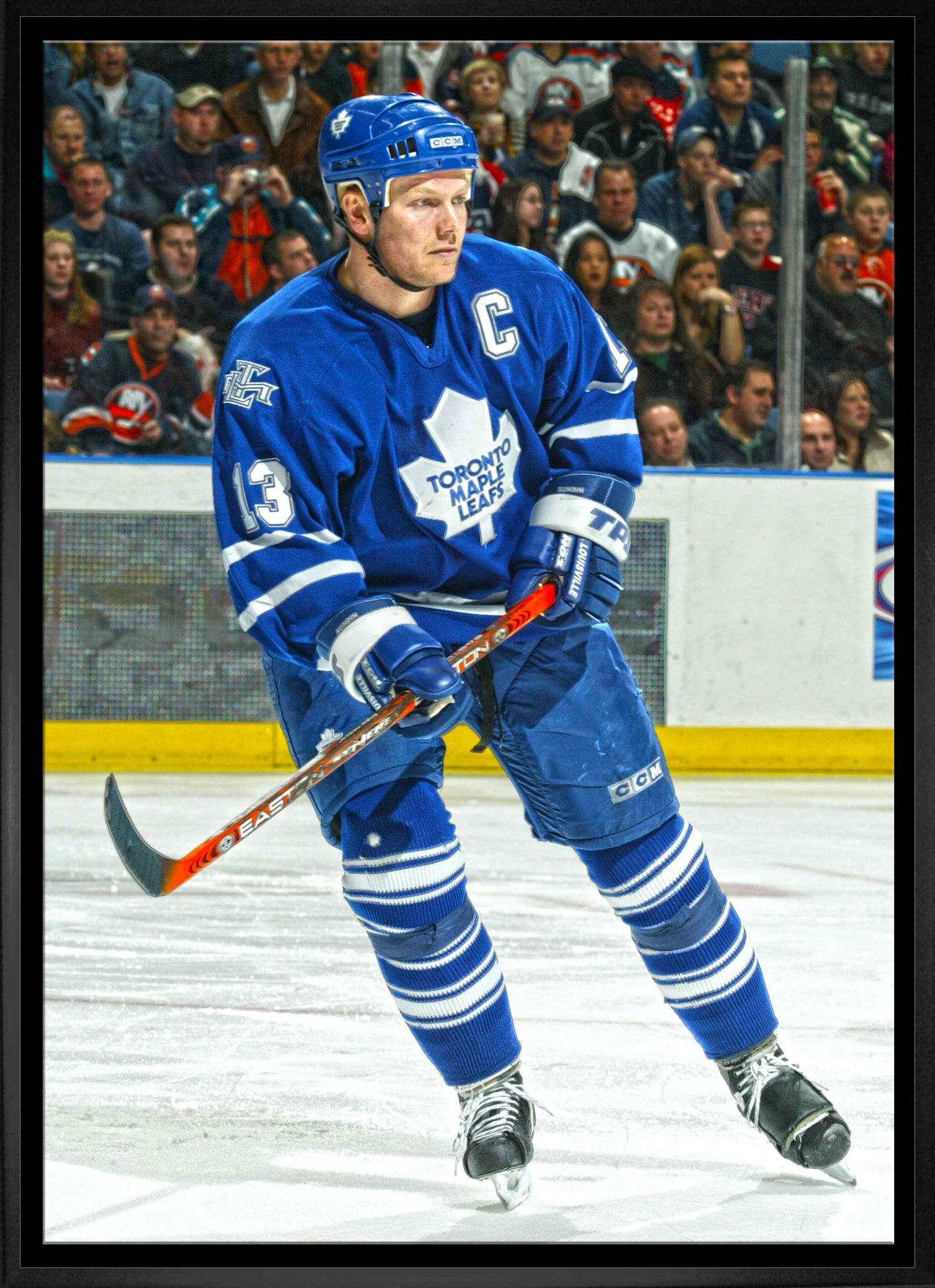 Mats Sundin Toronto Maple Leafs Framed 20x29 Action Canvas - Velora Luxury Fashion