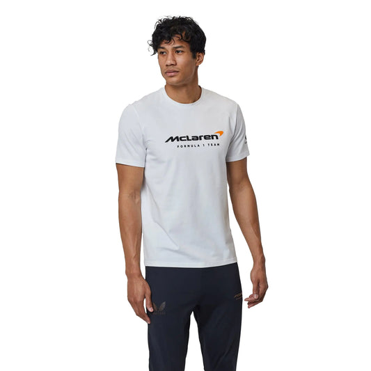 McLaren F1 Classic Men's Tee (S White) - Velora Luxury Fashion