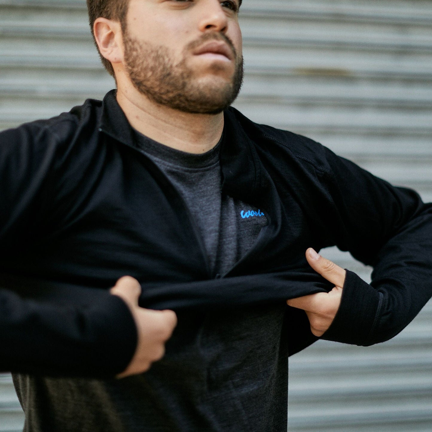 Men's 100% Merino Wool 1/4 Zip Baselayer Pullover 190 GSM - Midweight - Velora Luxury Fashion
