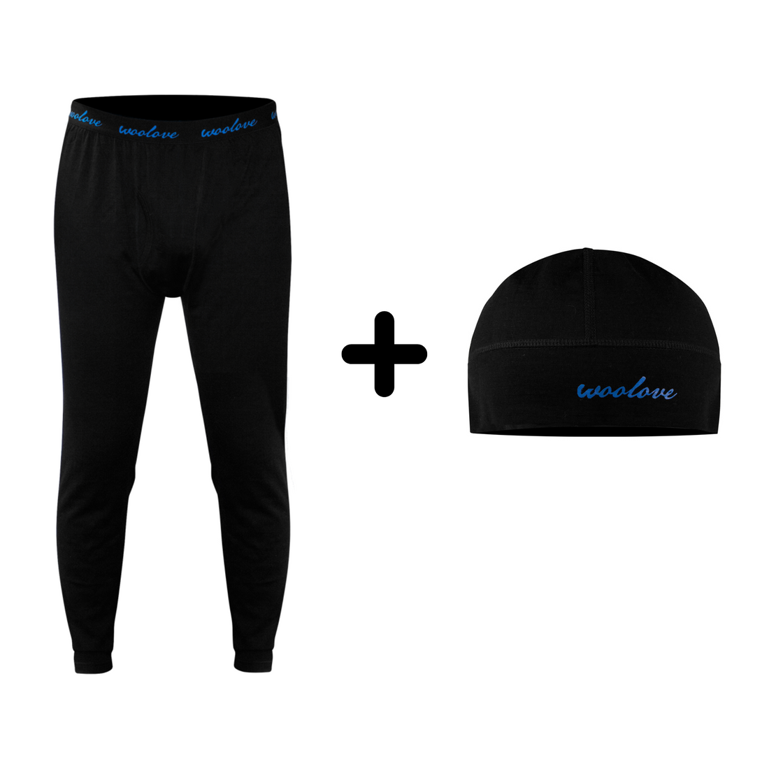 Men's 100% Merino Wool Long Underwear + Beanie - Velora Luxury Fashion