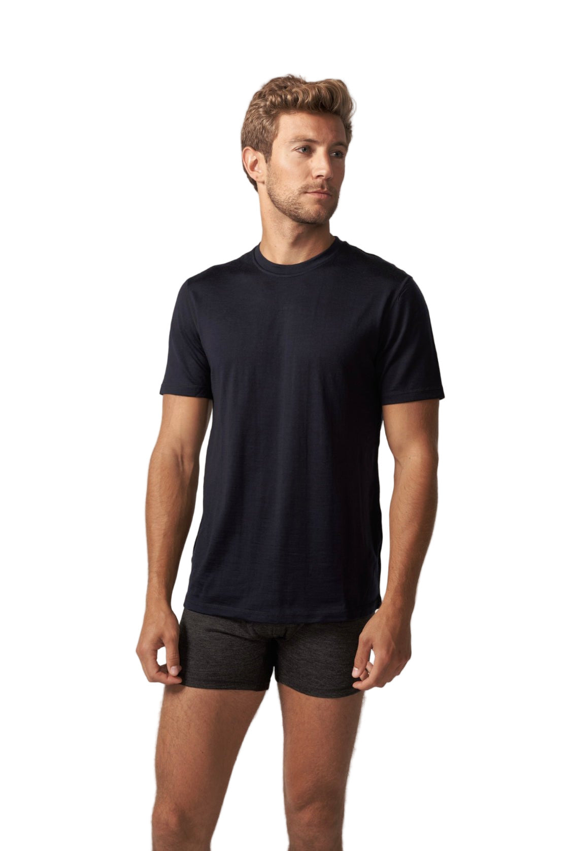Men's 100% Merino Wool Short Sleeve T-Shirt 180 GSM - Lightweight - Velora Luxury Fashion