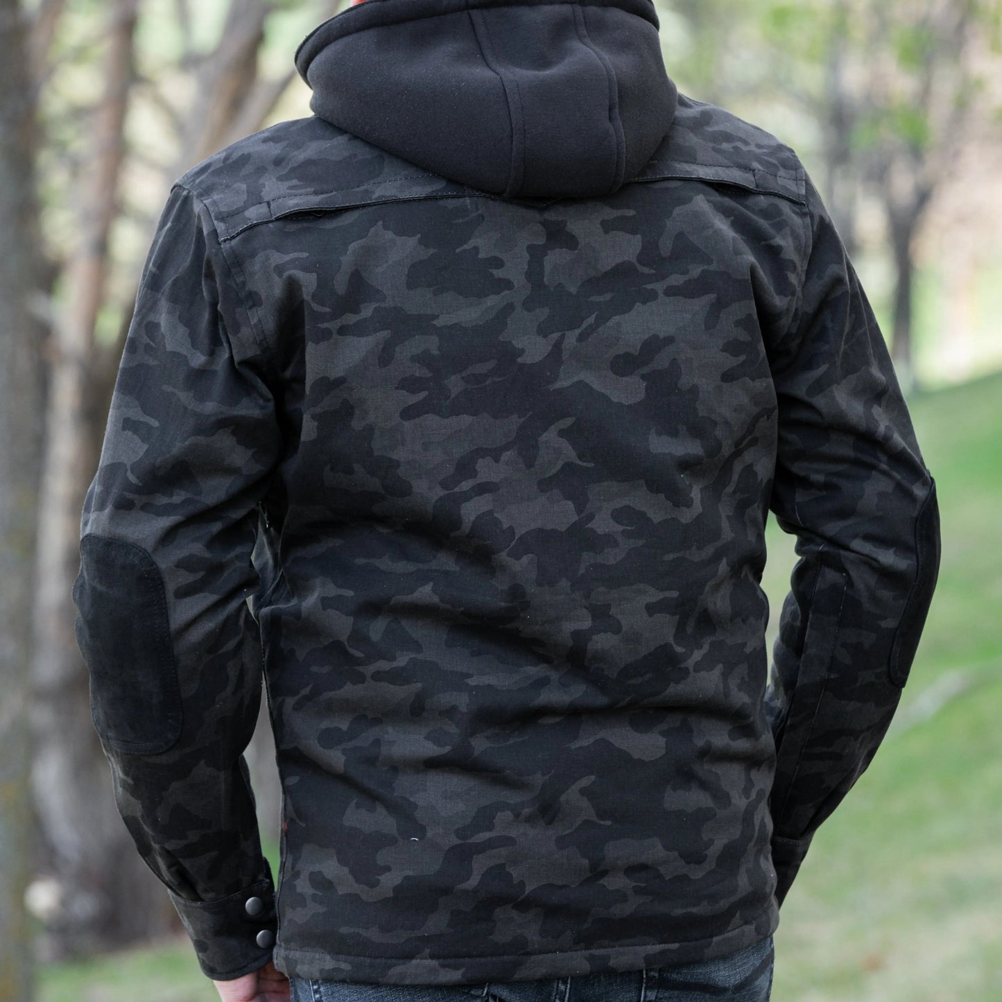 Men's Armored Biker Shirt with Extra Protection - Velora Luxury Fashion