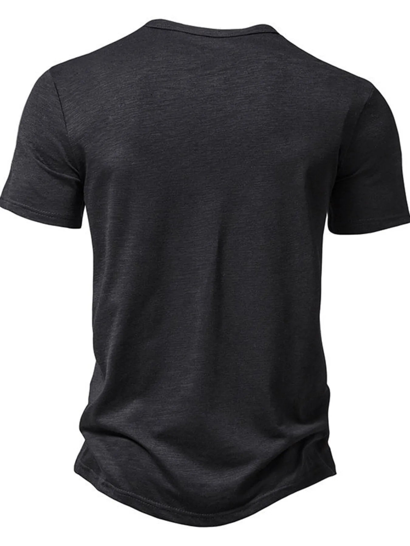 Men's Button Detail Short Sleeve Top - Velora Luxury Fashion