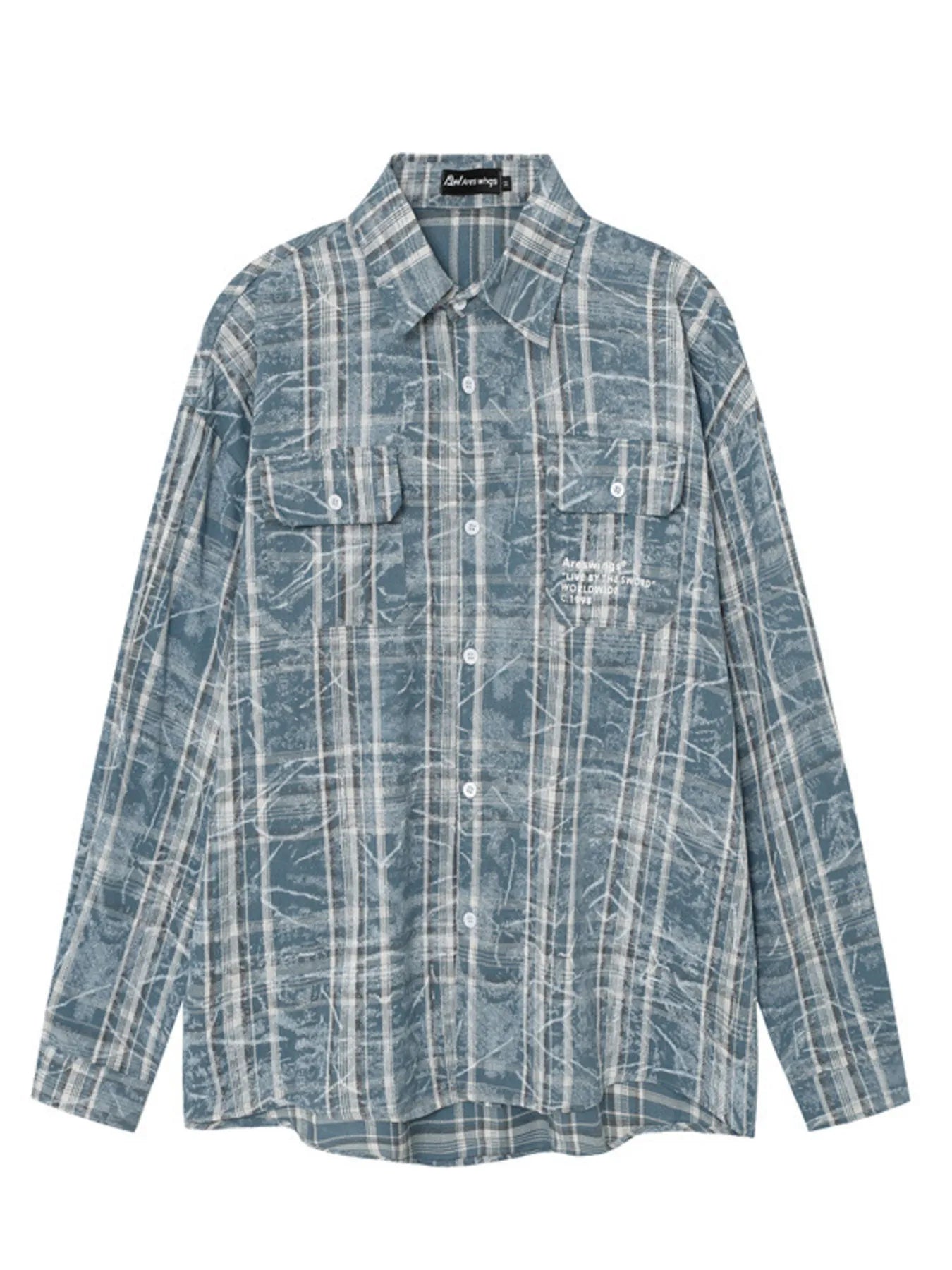 Men's Button Up Long Sleeve Shirt - Velora Luxury Fashion