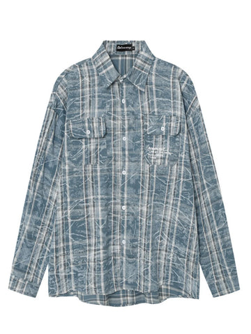 Men's Button Up Long Sleeve Shirt - Velora Luxury Fashion